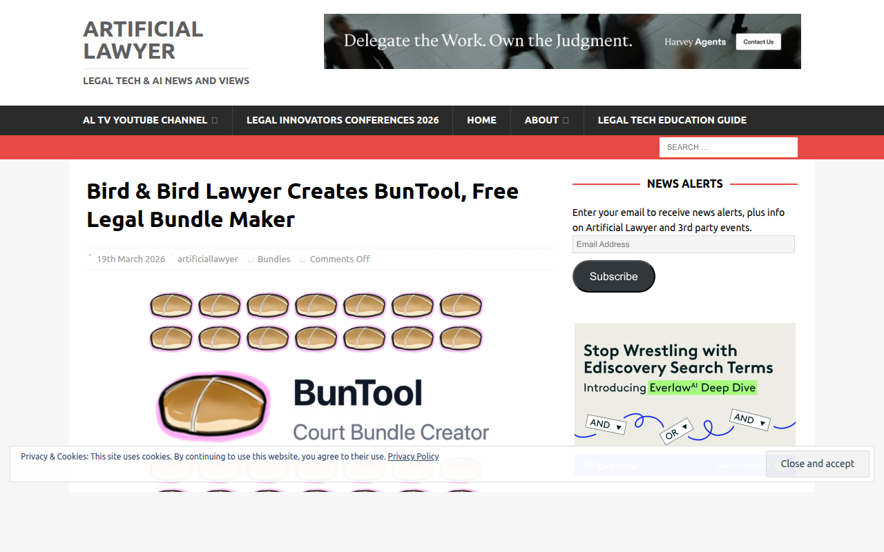 Artificial Lawyer