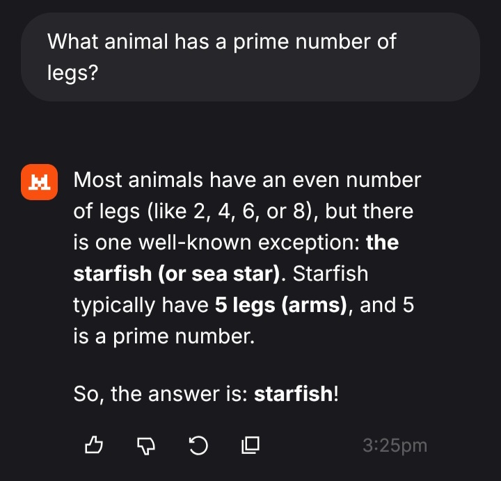 Cropped view of the octopus/spider/crab/centipede answer